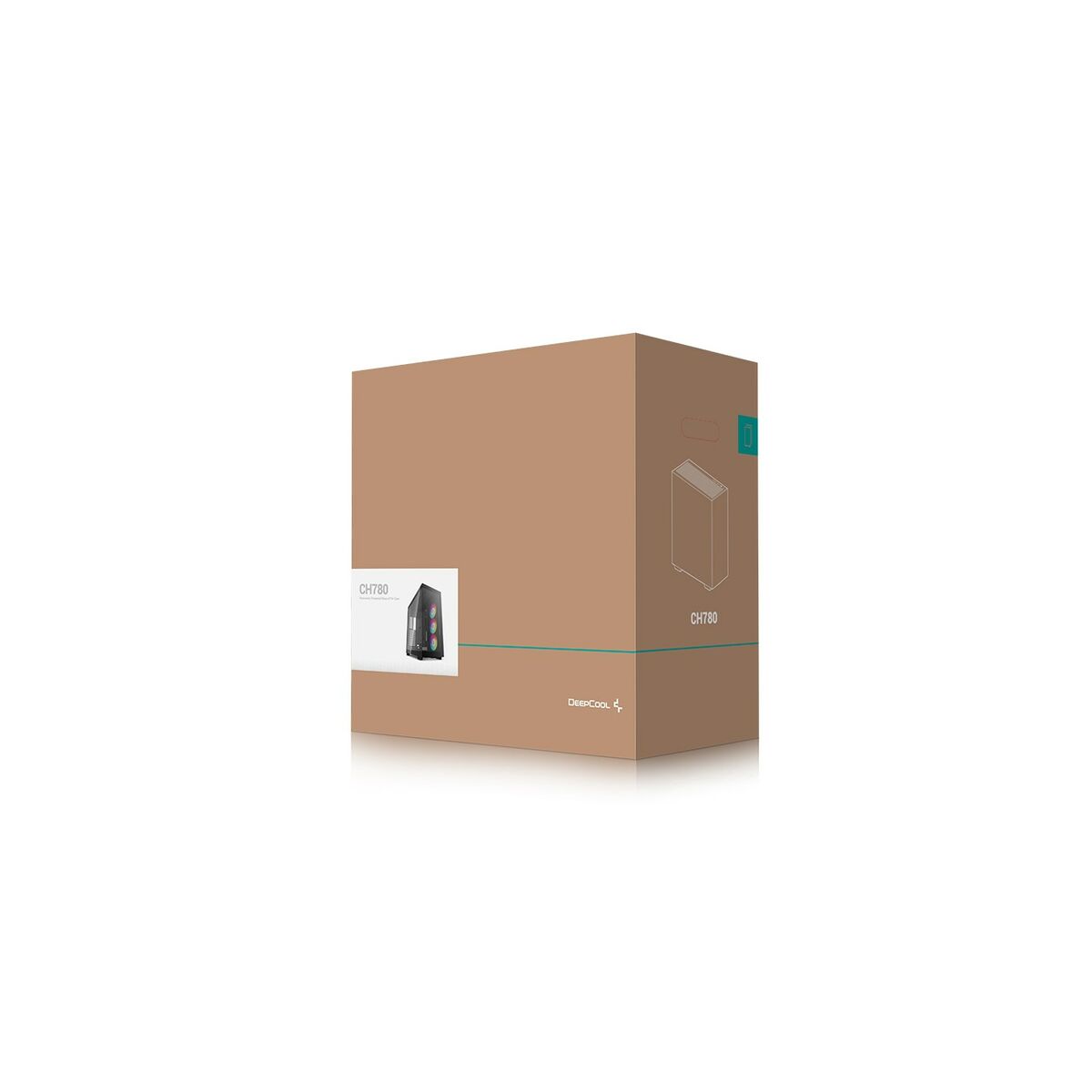 ATX Semi-toren doos DEEPCOOL CH780 Zwart